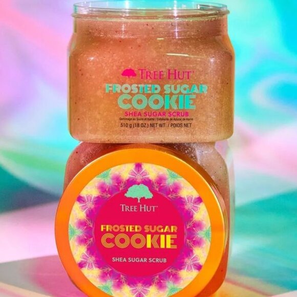 Frosted Sugar Cookie Shea Sugar Scrub Tree Hut Set - Picture 1 of 5